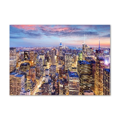 Foto schilderij op glas New York