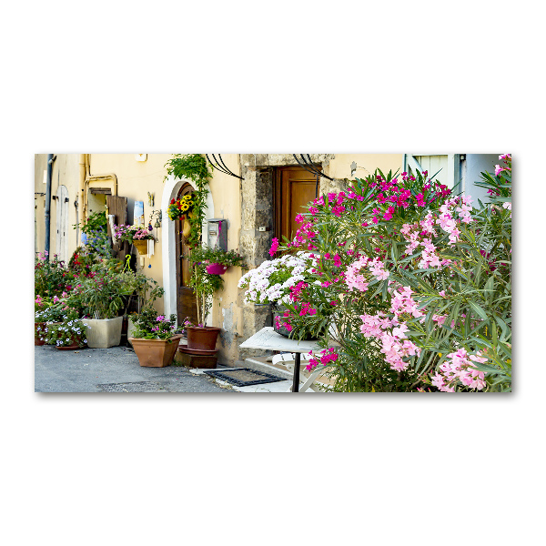 Schilderij op glas Straten van Frankrijk