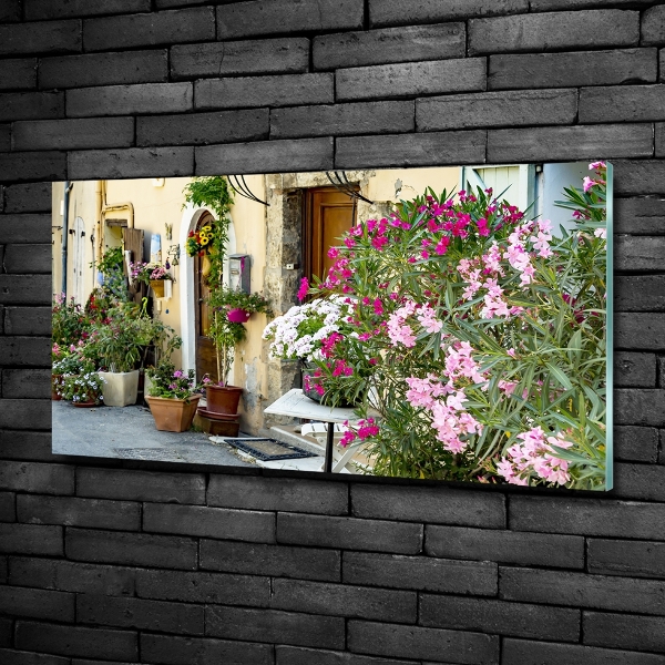 Schilderij op glas Straten van Frankrijk