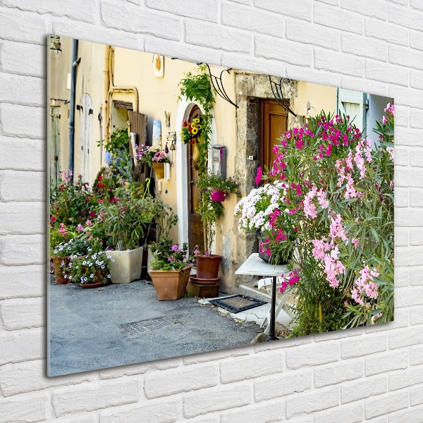 Schilderij op glas Straten van Frankrijk