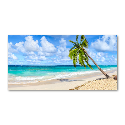 Glazen schilderij Tropisch strand