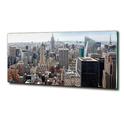 Schilderij glas New York