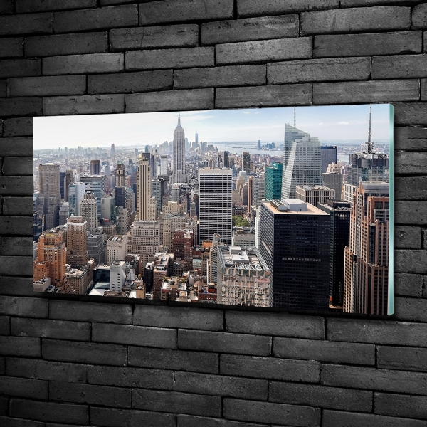 Schilderij glas New York