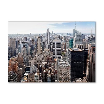 Schilderij glas New York