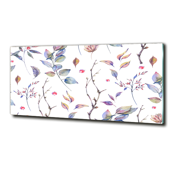 Foto schilderij op glas Bladeren