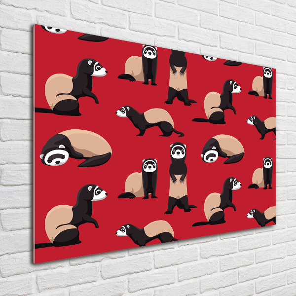 Foto-obraz szkło hartowane Tchórzofretka