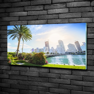 Schilderij op glas Miami, VS