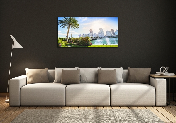 Schilderij op glas Miami, VS
