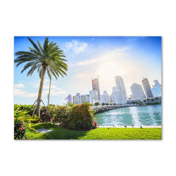 Schilderij op glas Miami, VS