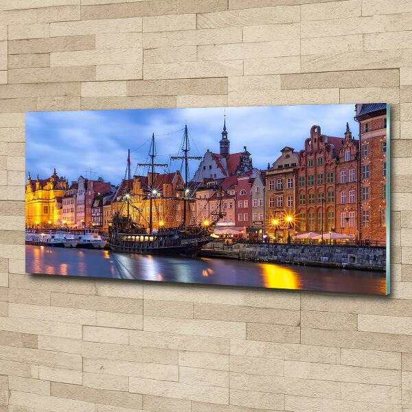 Foto schilderij op glas Gdansk, Polen