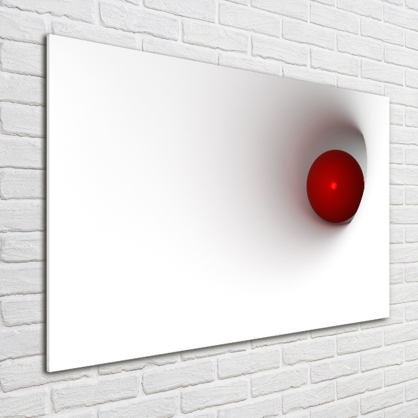 Foto schilderij op glas Abstracte bol