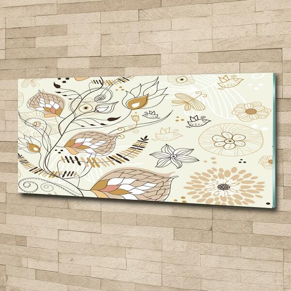 Schilderij glas Ornamenten