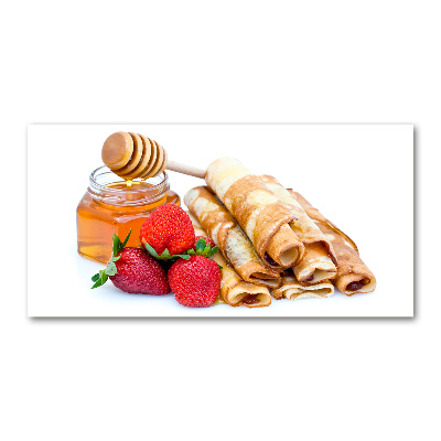 Glazen schilderij Heerlijke pannenkoeken