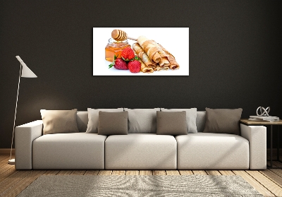 Glazen schilderij Heerlijke pannenkoeken