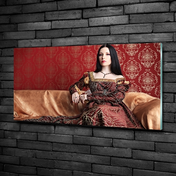 Schilderij glas Middeleeuwen