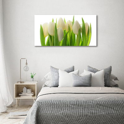 Schilderij op glas Tulpen