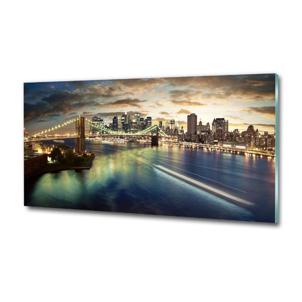 Schilderij op glas Manhattan, New York