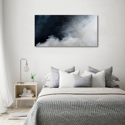 Schilderij op glas Witte rook