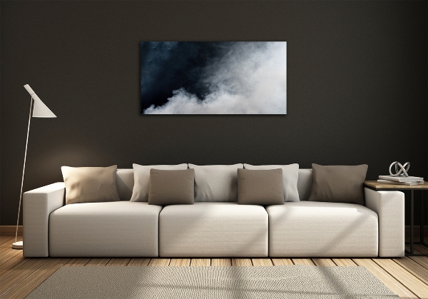 Schilderij op glas Witte rook