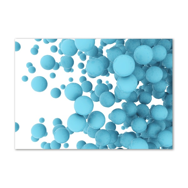 Glazen schilderij Abstracte bollen