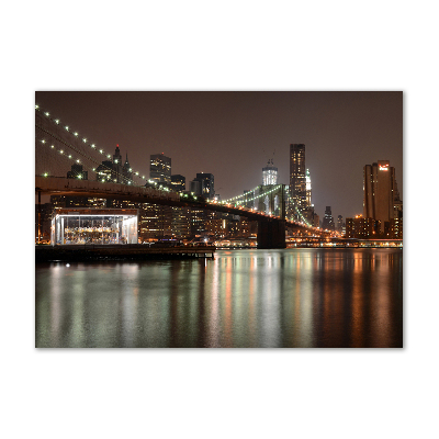 Foto schilderij op glas Tussen de bruggen