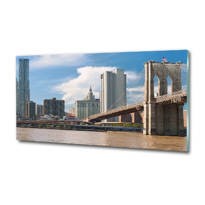 Schilderij glas Brooklynbrug