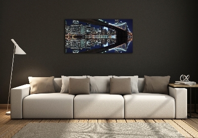 Foto obraz szklany Most Brookliński