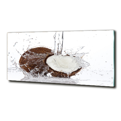 Glazen schilderij Kokosnoot