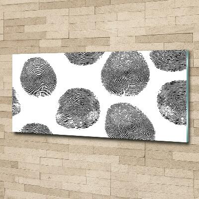 Foto-obraz szkło hartowane Odciski palców