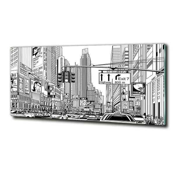 Foto obraz szklany Ulice Nowego Jorku