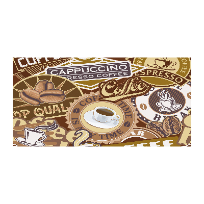 Foto schilderij op glas Koffiehuis