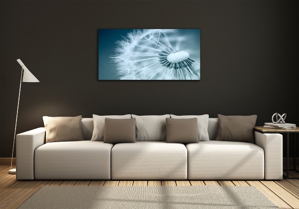 Foto schilderij op glas Paardebloem