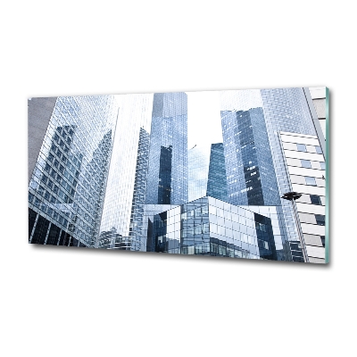 Foto schilderij op glas Wolkenkrabbers