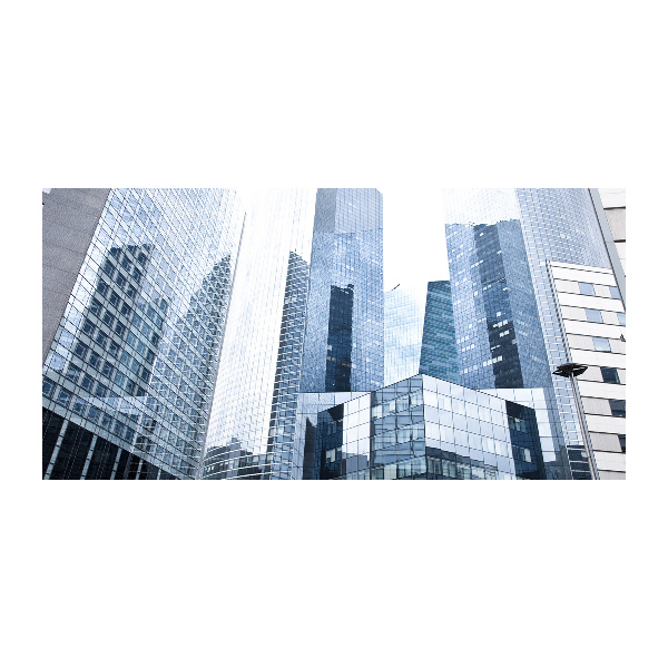 Foto schilderij op glas Wolkenkrabbers