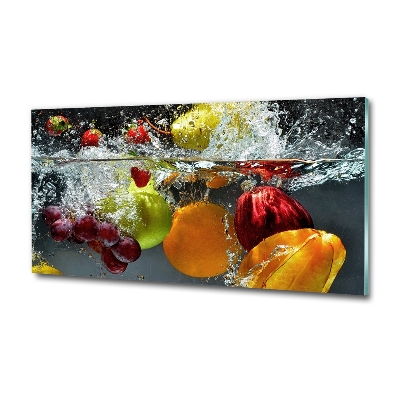 Glazen schilderij Fruit en groenten