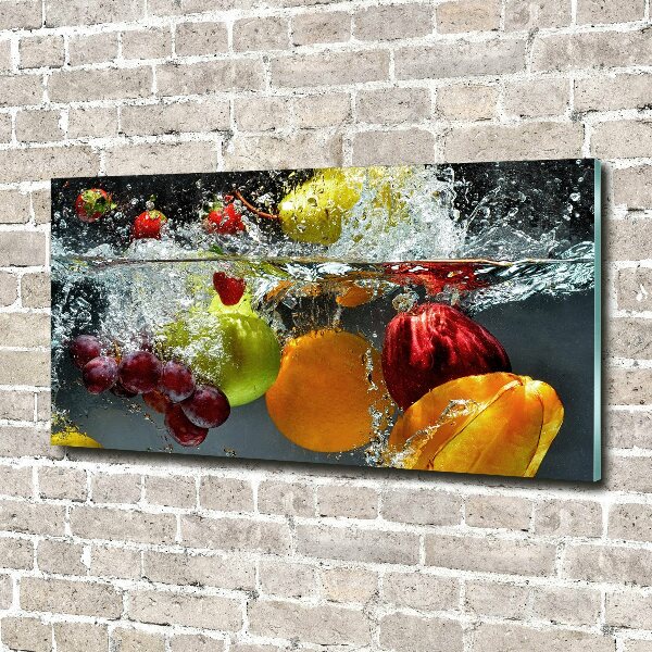 Glazen schilderij Fruit en groenten