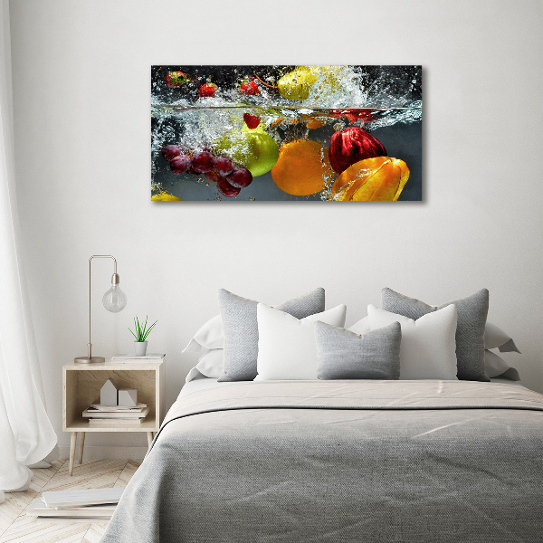 Glazen schilderij Fruit en groenten
