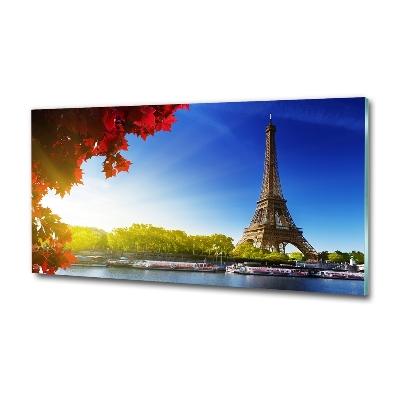 Schilderij op glas Eiffeltoren Parijs