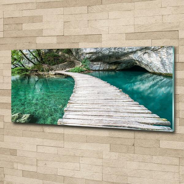 Glazen schilderij Plitvice-meren