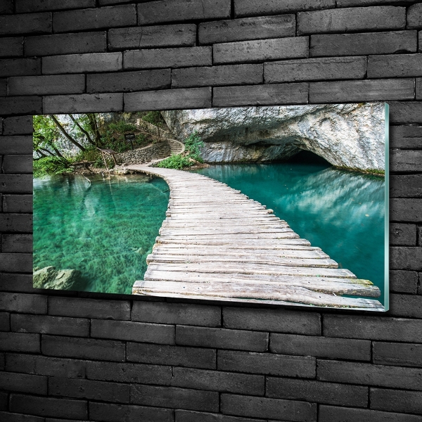 Glazen schilderij Plitvice-meren