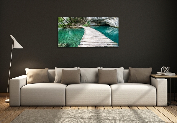 Glazen schilderij Plitvice-meren