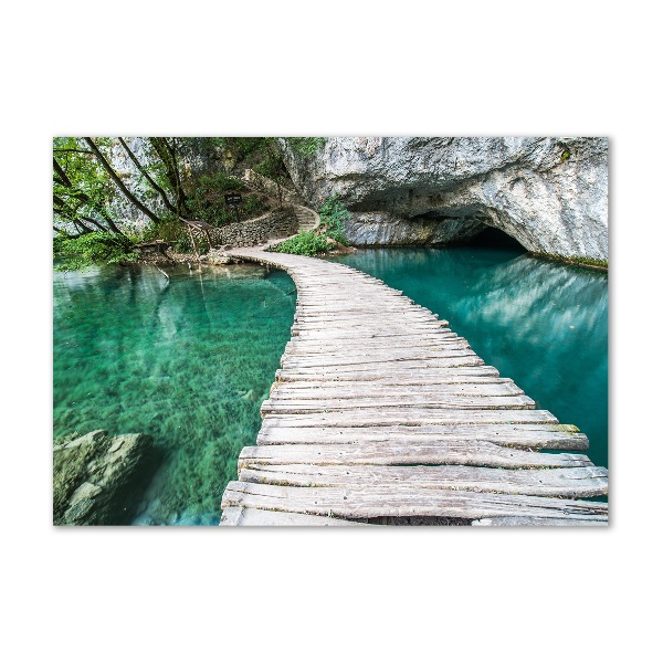 Glazen schilderij Plitvice-meren