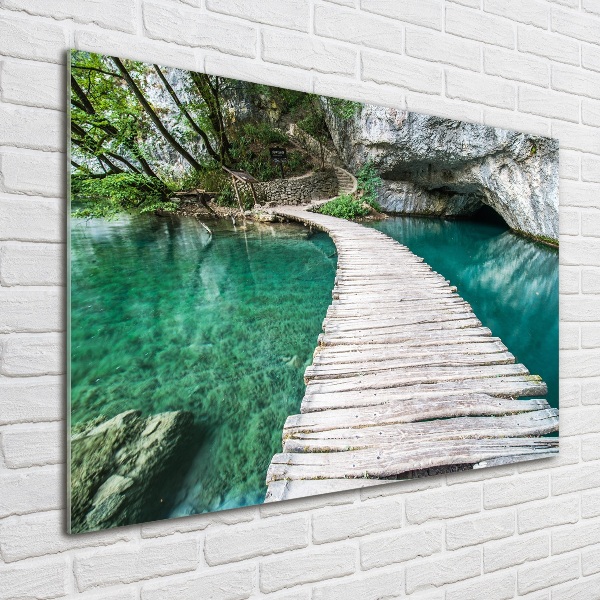 Glazen schilderij Plitvice-meren