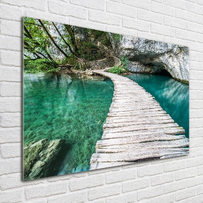 Glazen schilderij Plitvice-meren