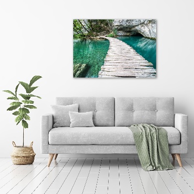 Glazen schilderij Plitvice-meren