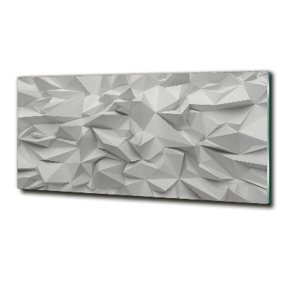 Glazen schilderij 3D-abstractie