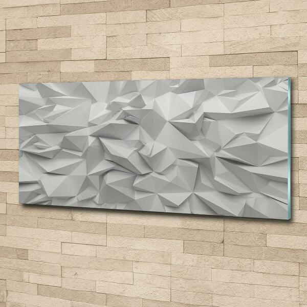 Glazen schilderij 3D-abstractie