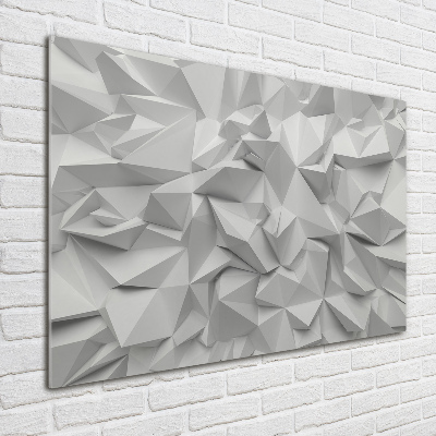 Glazen schilderij 3D-abstractie