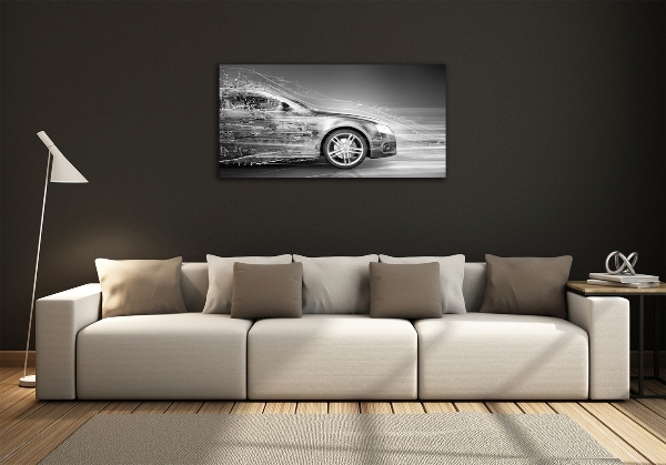 Foto obraz szklany Pędzący samochód