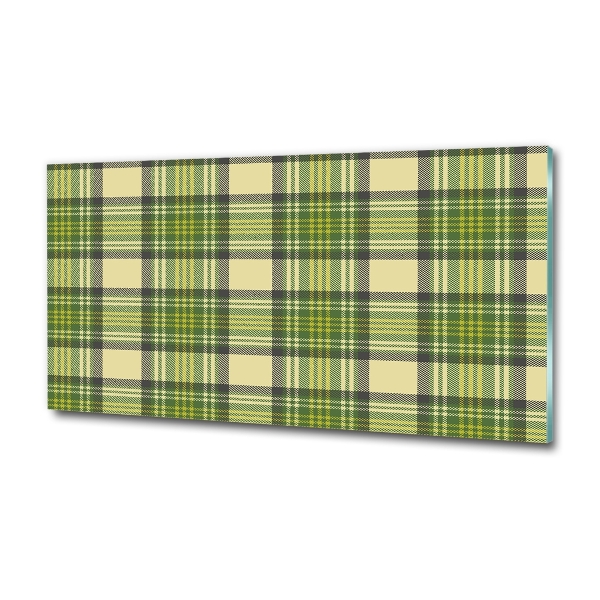 Foto-obraz szkło hartowane Zielona krata